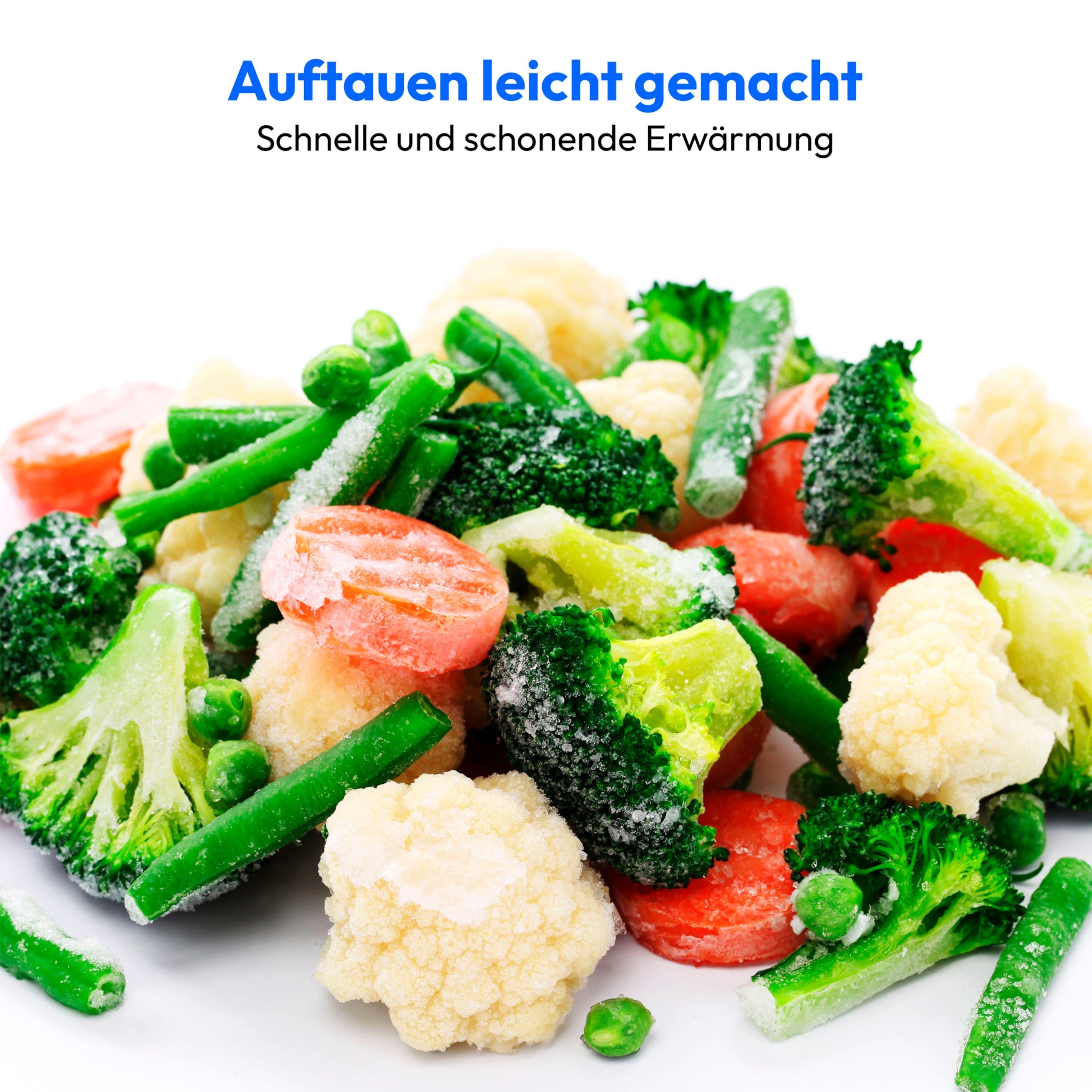 Medion® Mikrowelle MD11475, Mikrowelle, 20 l, Timerfunktion, Metallgehäuse, Innenbeleuchtung, klein