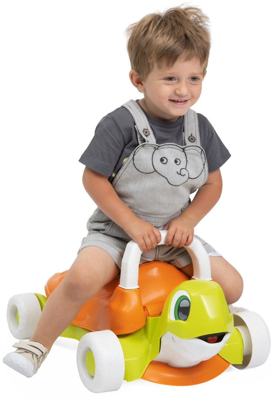 Chicco Lauflernhilfe Walk&Ride Turtle, teilweise aus recyceltem Material;  Made in Europe