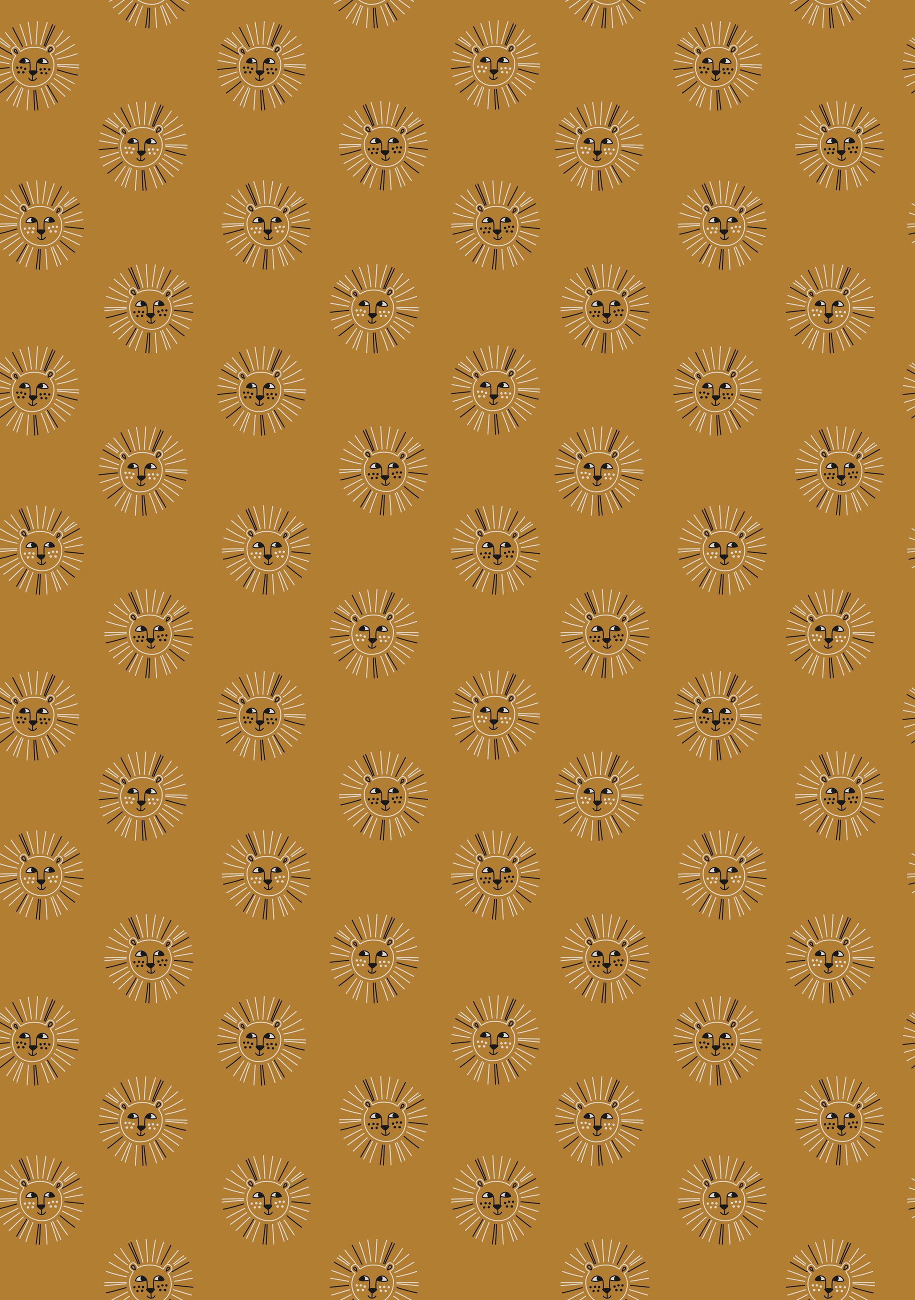 Fototapete Leo in Braun, Roomblush - RB346