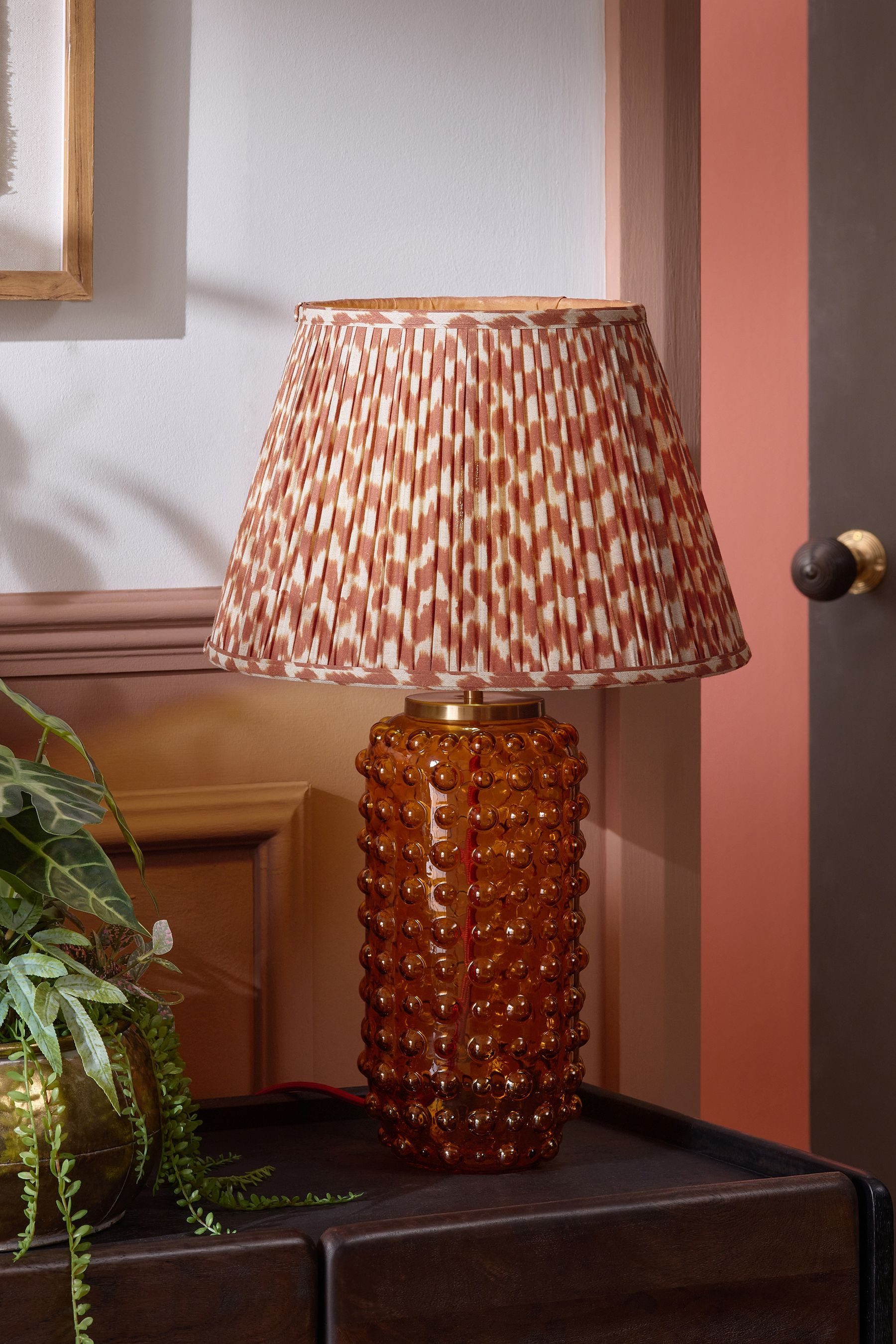 Next Lampenschirm Plissierter Lampenschirm