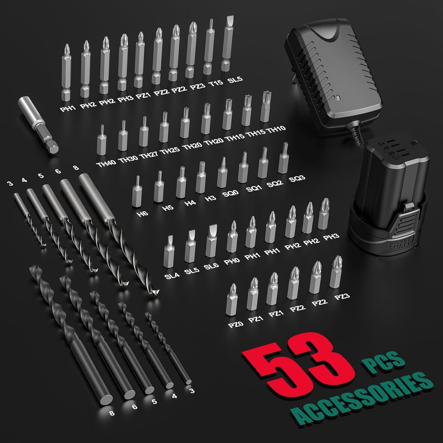 HYCHIKA BETTER TOOLS FOR BETTER LIFE Akku-Schraubendreher 16.8V Brushless Drill Screwdriver, 45 Nm Max, 1500 U/min, 45 Nm
