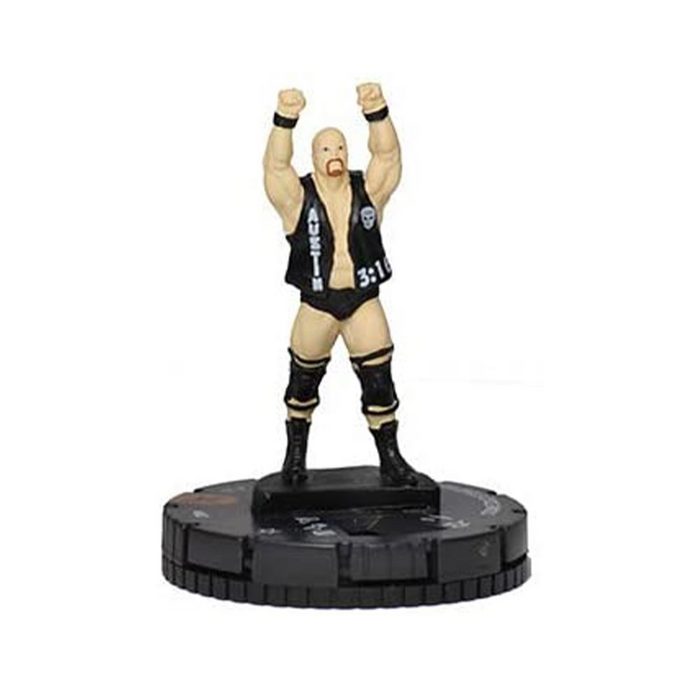 WizKids Merchandise-Figur WWE HeroClix Erweiterungspaket Stone Cold Steve Austin Figur & Chara (Figur mit Charakterkarte) HeroClix Figur von Steve Austin