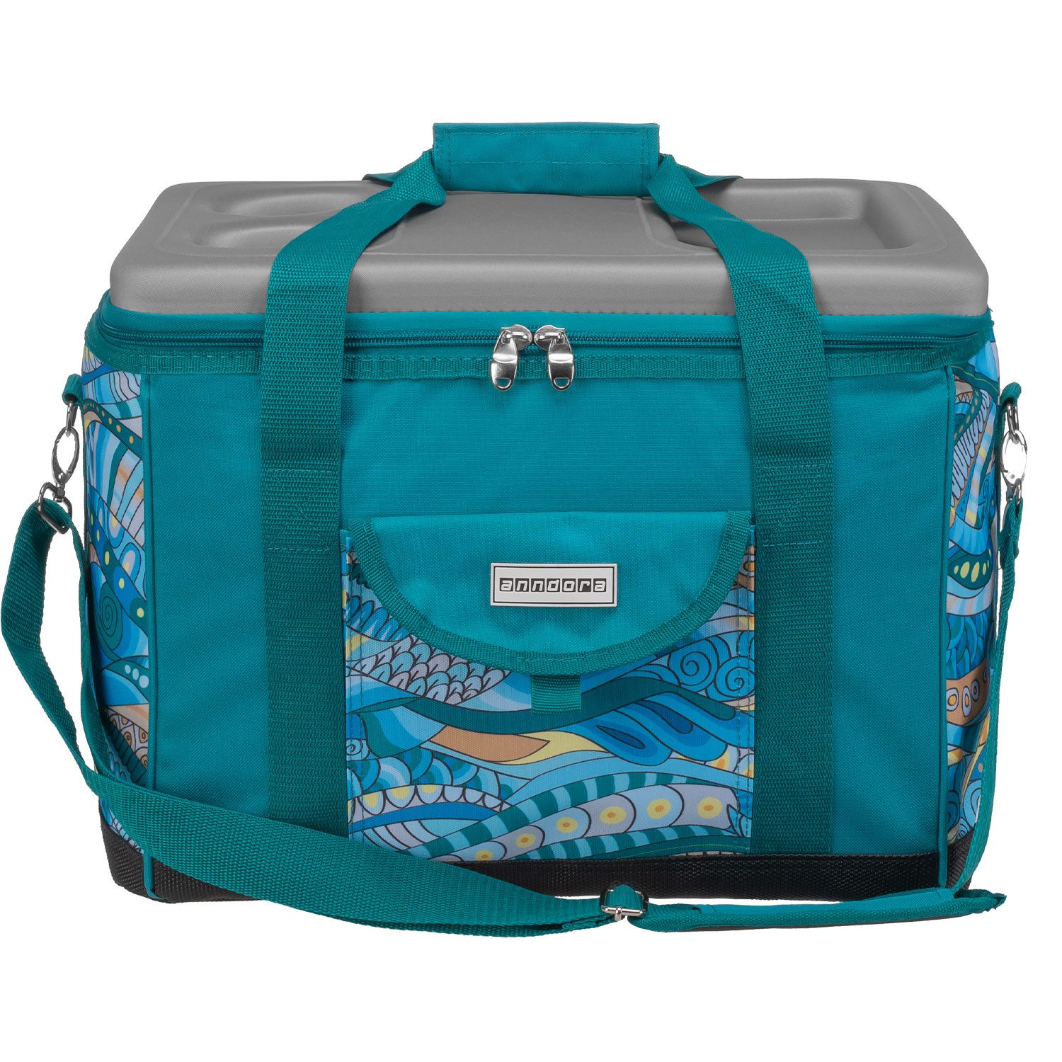 anndora Kühltasche 40 Liter Picknicktasche, 40 l, Zweiwege-Reißverschluss - wasserdichtes verschweißtes Innenfutter – Bild 3 von 5