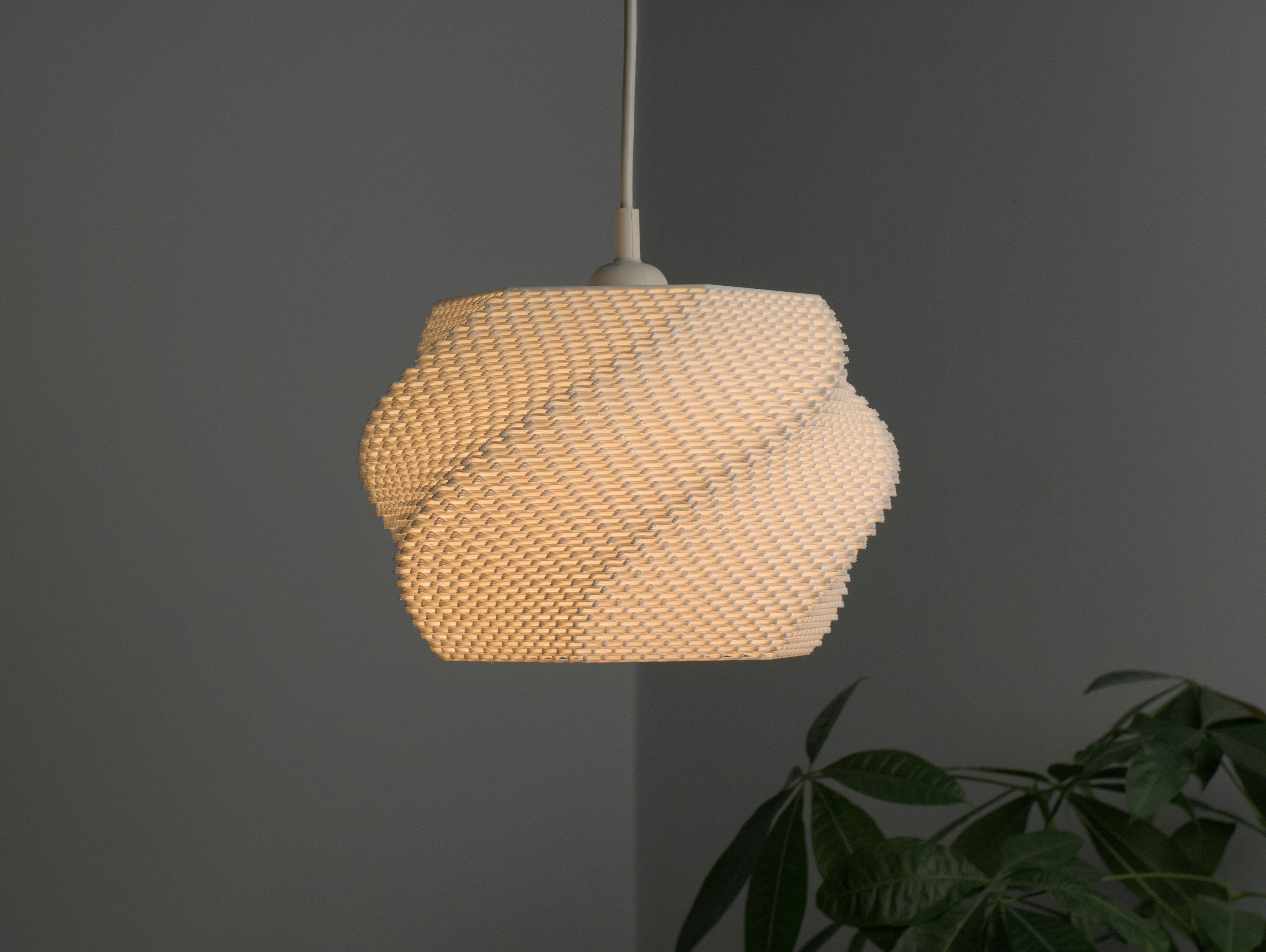 Roomberry Lampenschirm Wavy Lampenschirm für Pendelleuchten E27 Lampenfassu günstig online kaufen