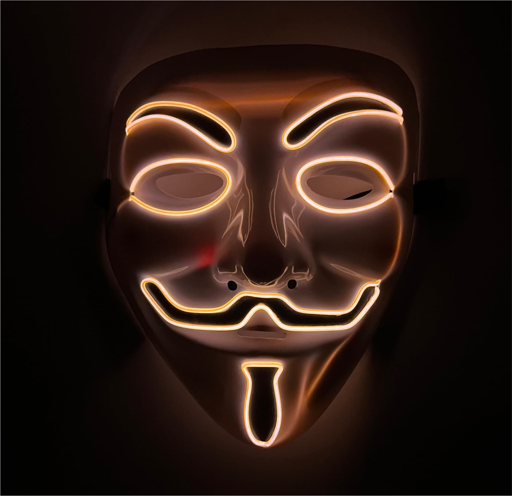 TK Gruppe Verkleidungsmaske LED Horror Maske inspiriert von Purge – mit 3 L günstig online kaufen