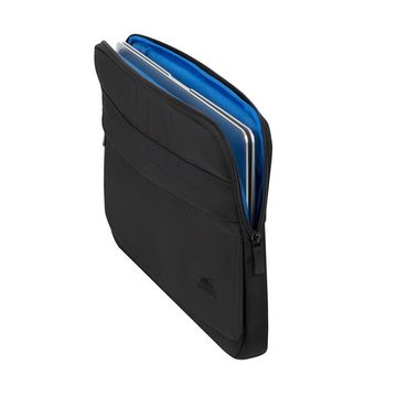 Rivacase Laptop-Hülle 14-15,6 Zoll Notebook Hülle mit Fach für Zubehör, Wasserabweisend, weiches Innenfutter zum Schutz vor Kratzern