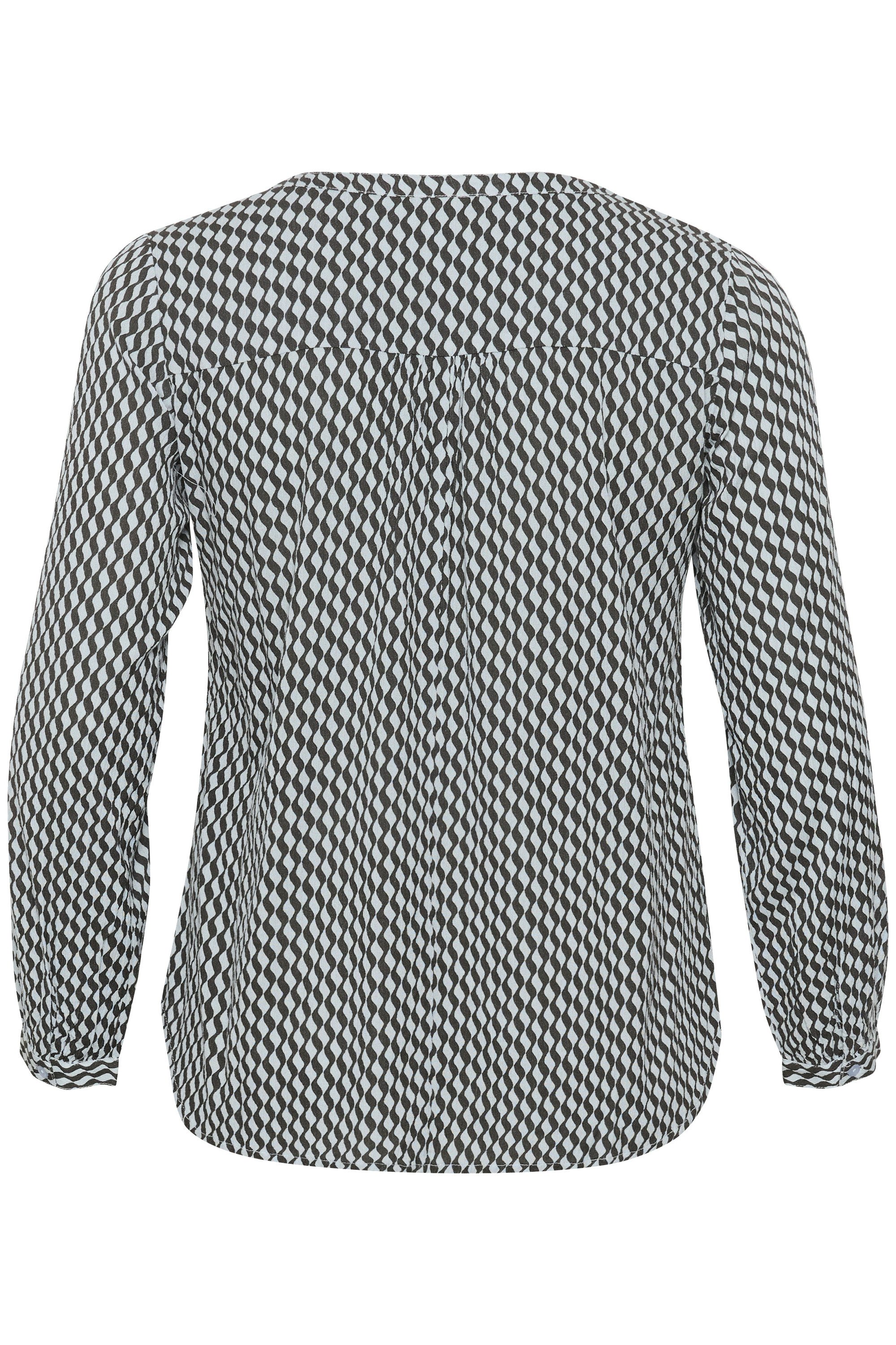 KAFFE Curve Langarmbluse Langarm-Bluse KCami Große günstig online kaufen