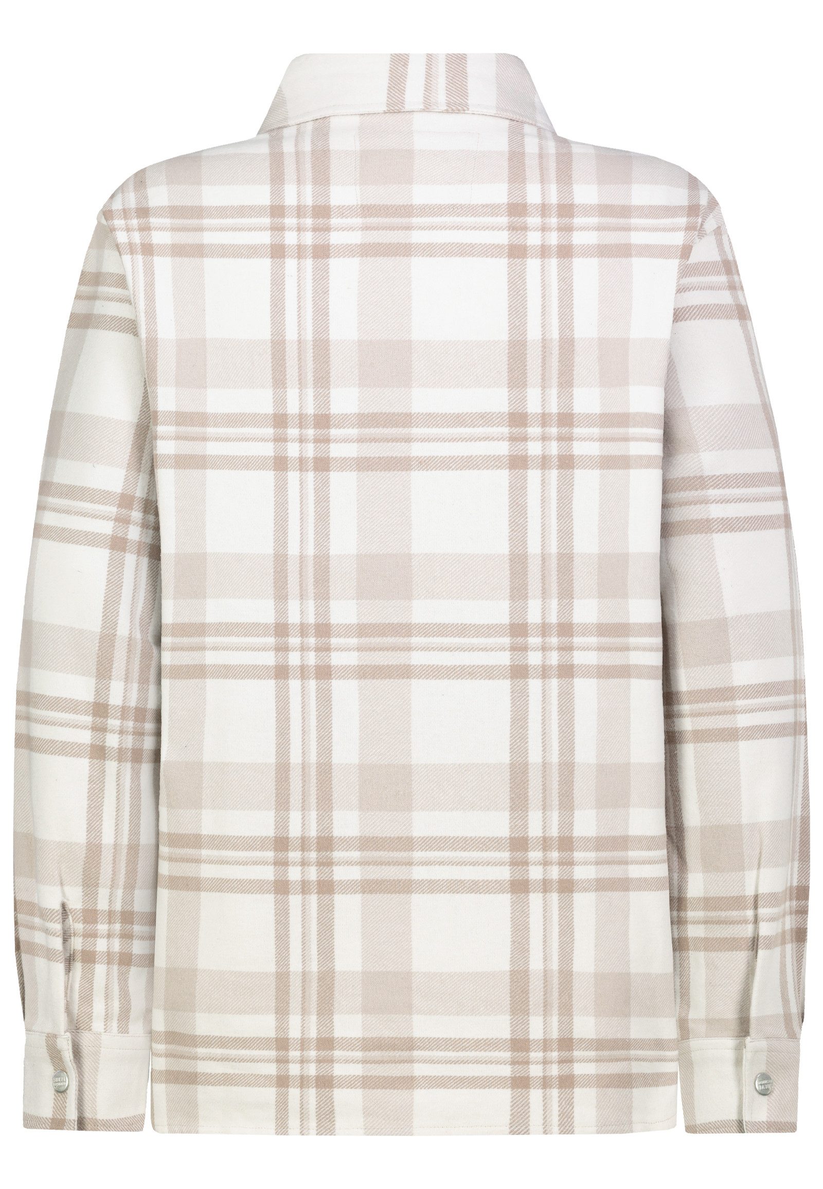 SUBLEVEL Hemdjacke Damen Overshirt Karomuster Oversize Fit, kariert