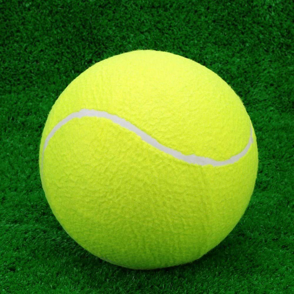 Jormftte Tennisball Übungsbälle Hundespielzeug gelb2 Bälle