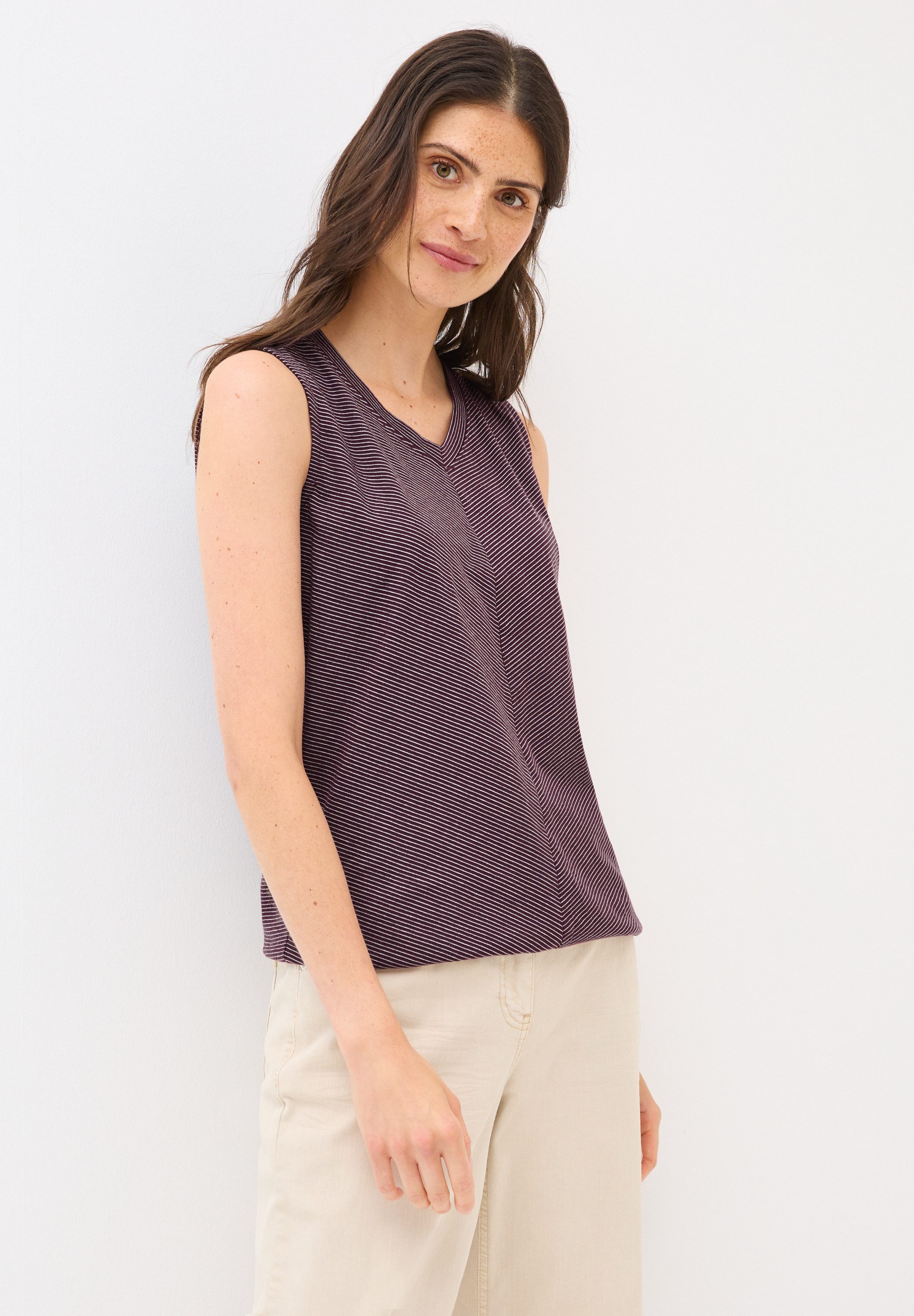 CECIL Tanktop aus reiner Baumwolle