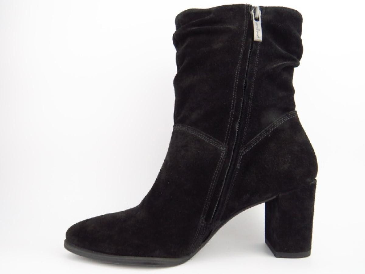 Paul Green Soft Nubuk schwarz Stiefelette günstig online kaufen