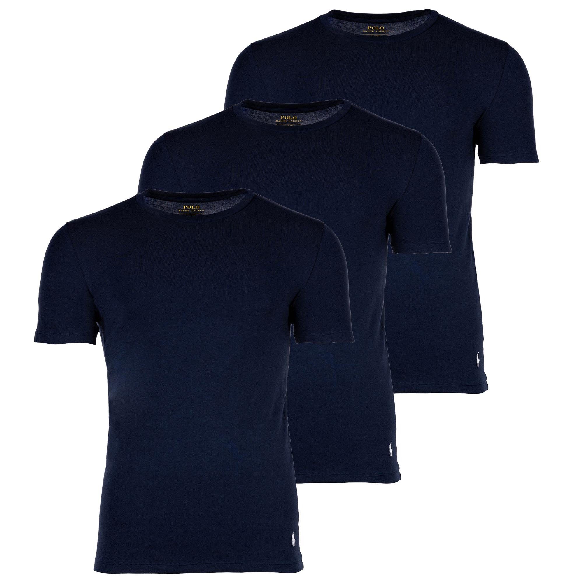 Polo Ralph Lauren T-Shirt Herren T-Shirts, 3er Pack - CREW 3-PACK-CREW Dunkelblau