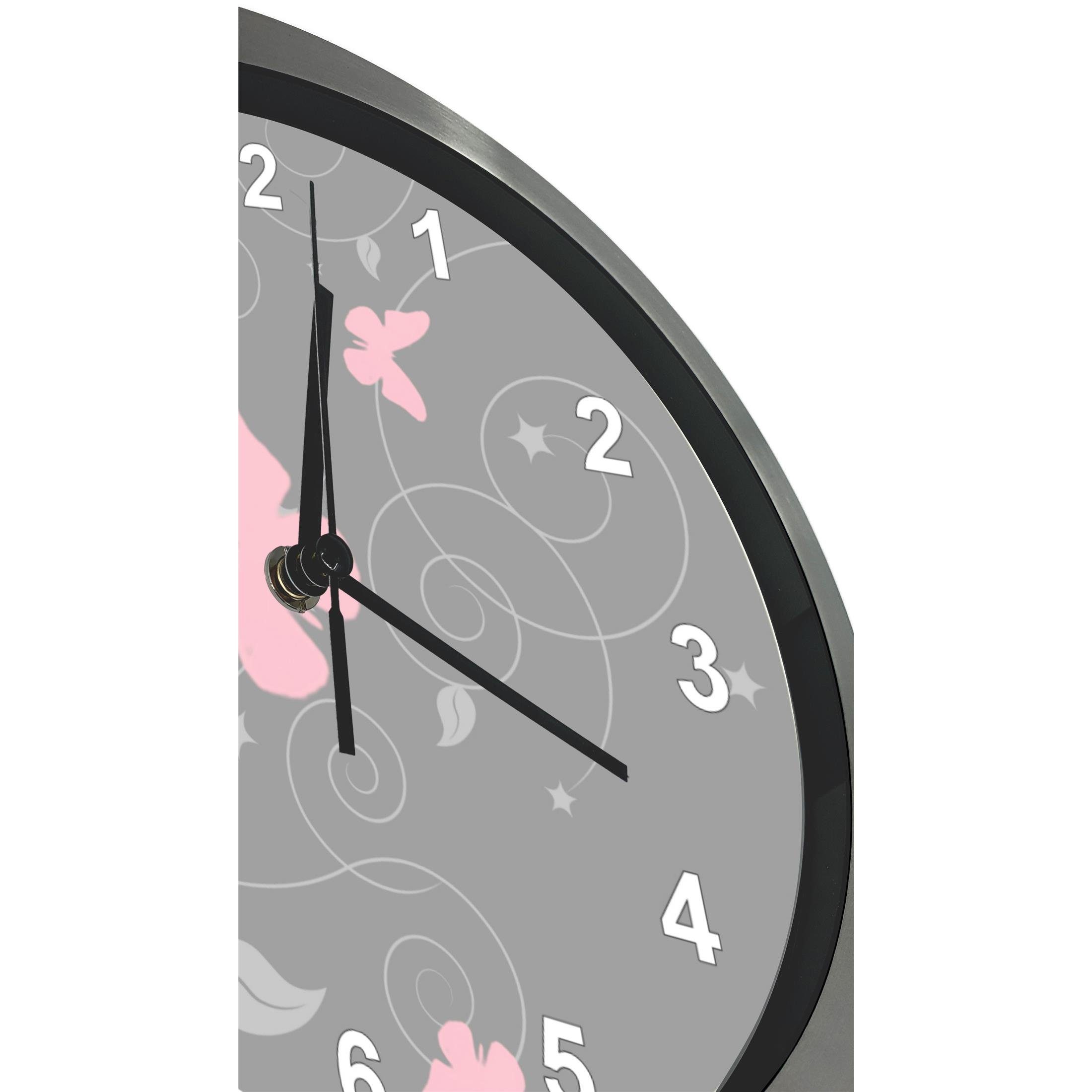 CreaDesign Funkwanduhr (geräuscharmes Uhrwerk)