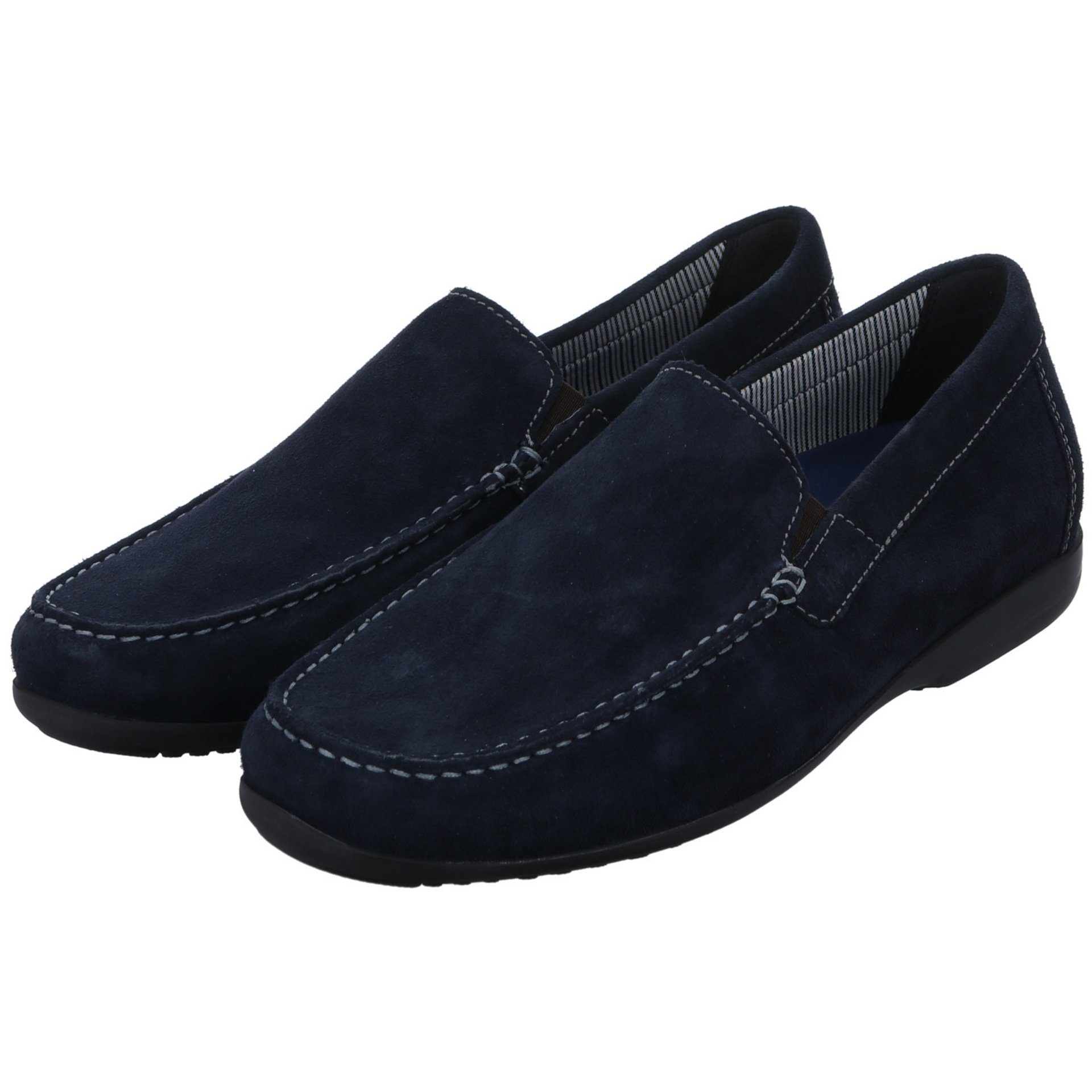 Schuhe Mokassin Giumelo Herren blau SIOUX Mokassin Mokassins Veloursleder