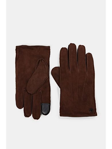 Esprit Lederhandschuhe »Handschuhe aus Veloursleder«