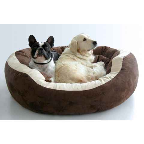 tierlando® Tierbett tierlando LANA Hundebett Hundesofa M L XL Velours MEGA DICK SUPERWEICH