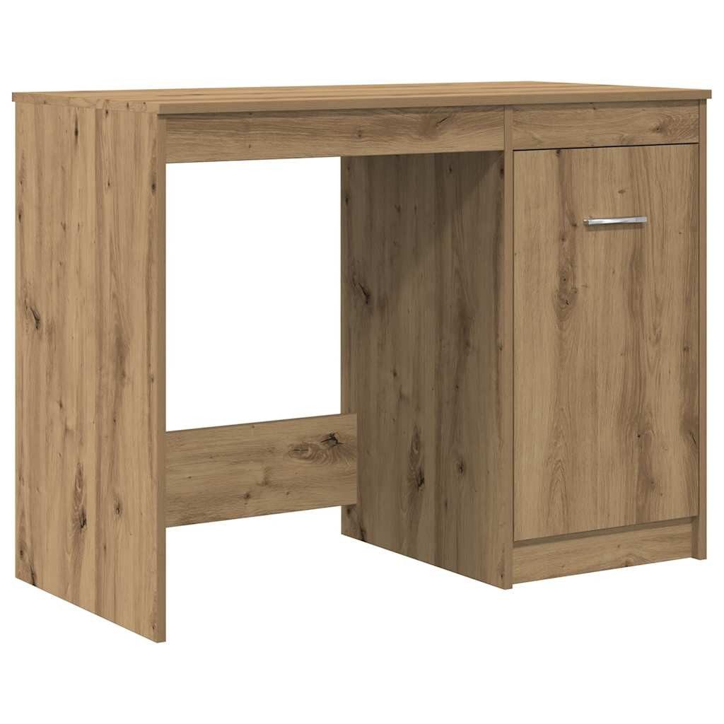 vidaXL Schreibtisch Schreibtisch mit Schrank Artisan Oak Engineered Wood (2-St) – Bild 4 von 5
