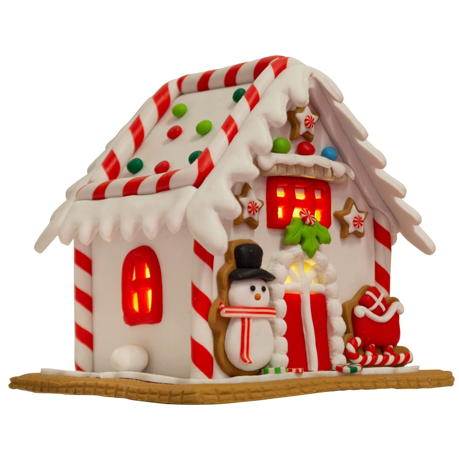 Christmas Paradise Weihnachtshaus Lebkuchenhaus mit LED 13 cm, Weihnachtsde günstig online kaufen