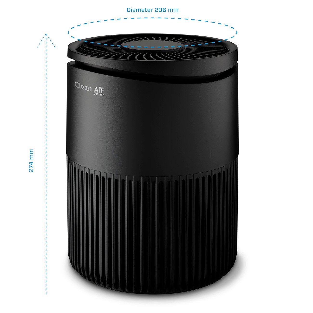 Clean Air Optima Luftreiniger Intelligenter HEPA UV-Ionisator - CA-503B Compact Smart, für 30 m² Räume, Clean Air Optima® App