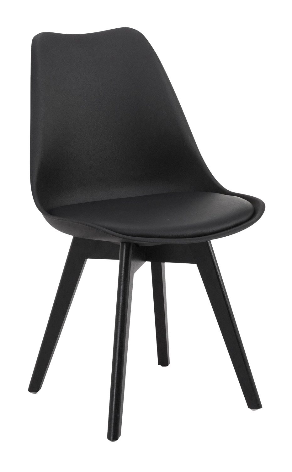 casa NOVA Esszimmerstuhl LUKAS, Schwarz, Kunststoff, günstig online kaufen