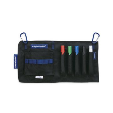 magnetoplan® Moderationskoffer Moderationstasche Action Wallet - 40x19,5cm (BxH) - Schwarz