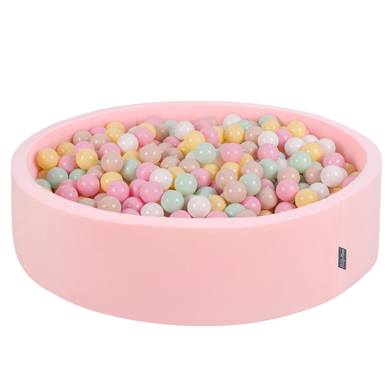 KiddyMoon Bällebad 120-OK30D, (Bällepool mit bunten Bällen, 200-tlg., Bällepool XXL), Made in Europe