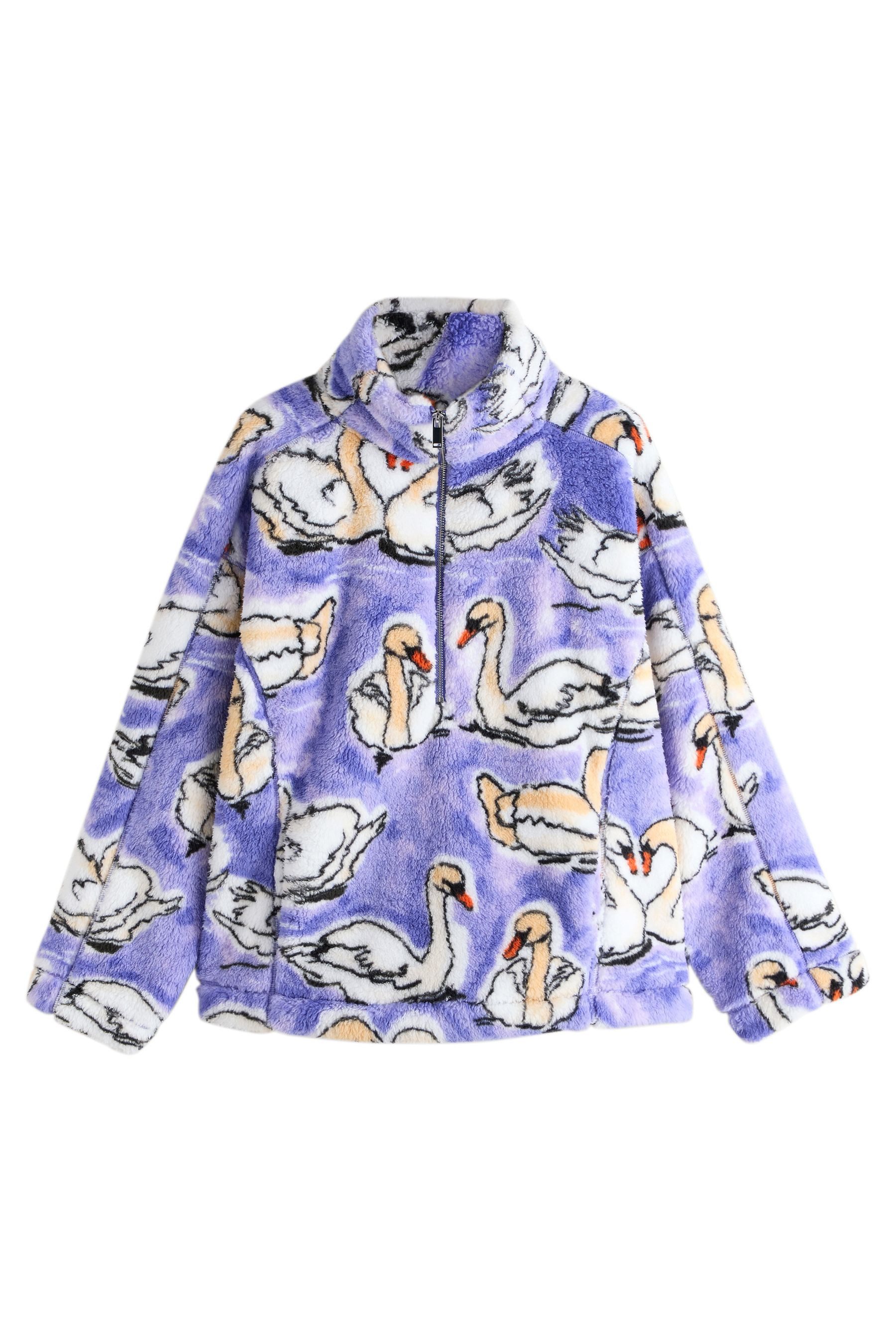 Next Fleecejacke Borg-Fleece mit halben Reißverschluss (1-St) günstig online kaufen