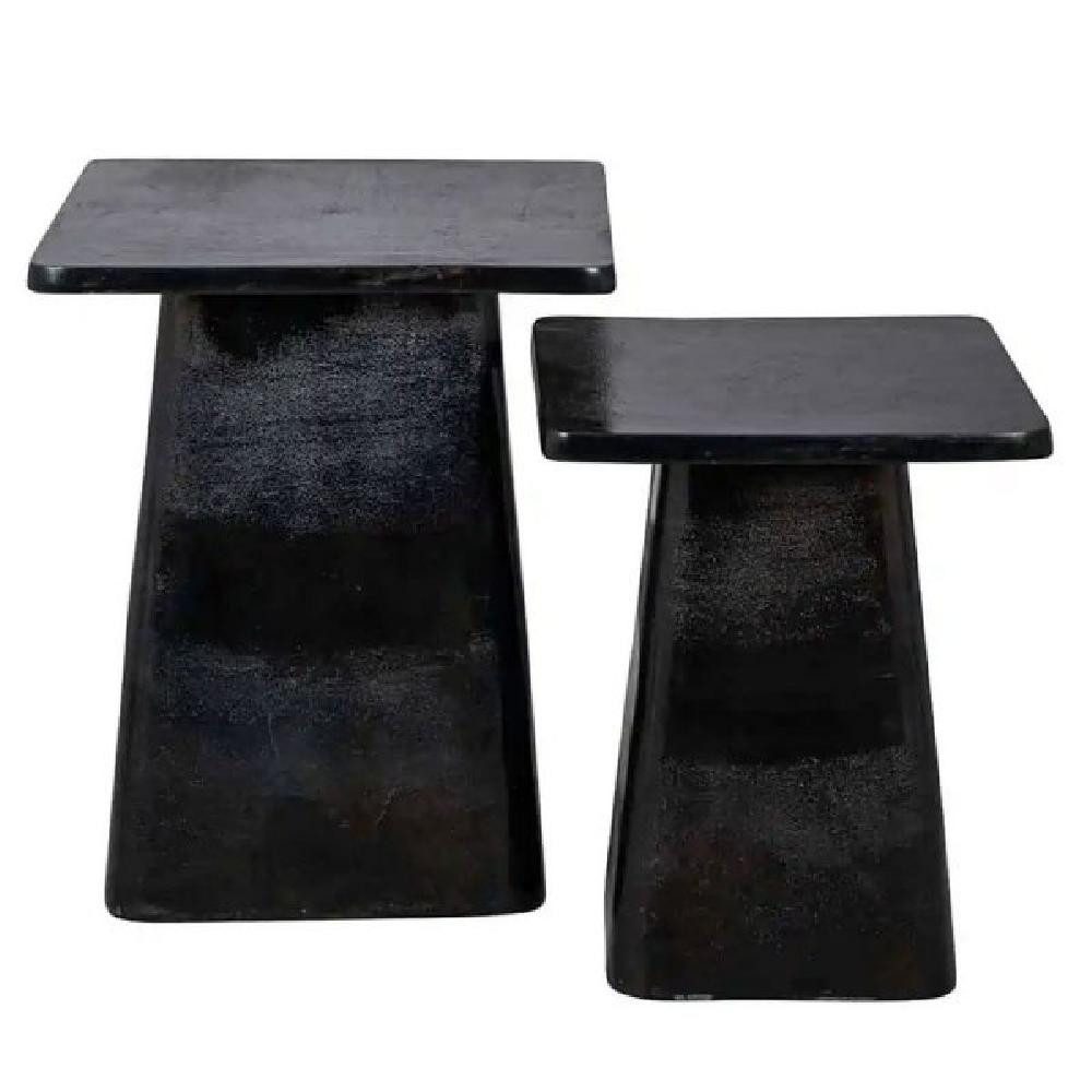 Richmond Interiors Beistelltisch Interiors Beistelltisch Barret Schwarz (2er-Set)