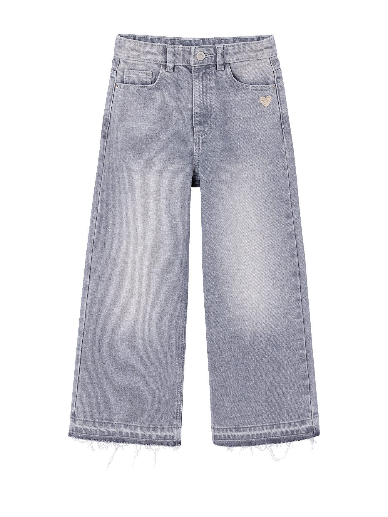 vertbaudet Weite Jeans Mädchen Flare-Jeans