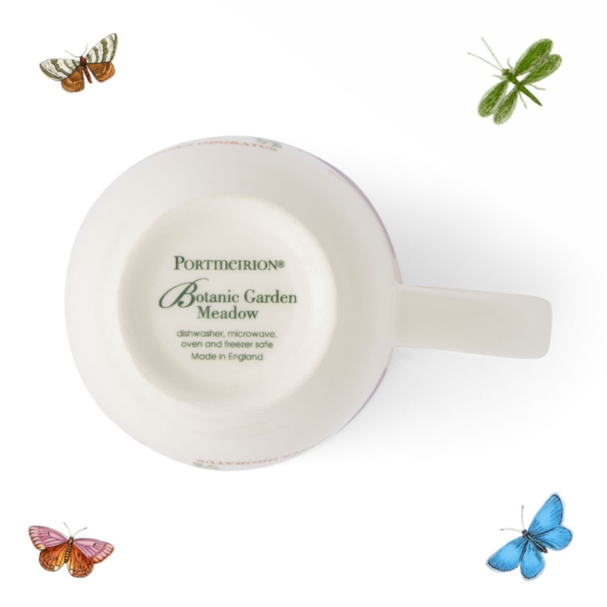 Portmeirion Becher Portmeirion Keramik Tasse Botanic Garden Meadow Duftwicke, Keramik