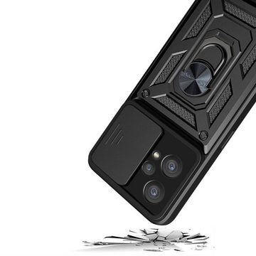 COFI 1453 Handyhülle Hülle für Tecno Spark 10 Case Kameraschutz Ringhülle Halter Stoßfest