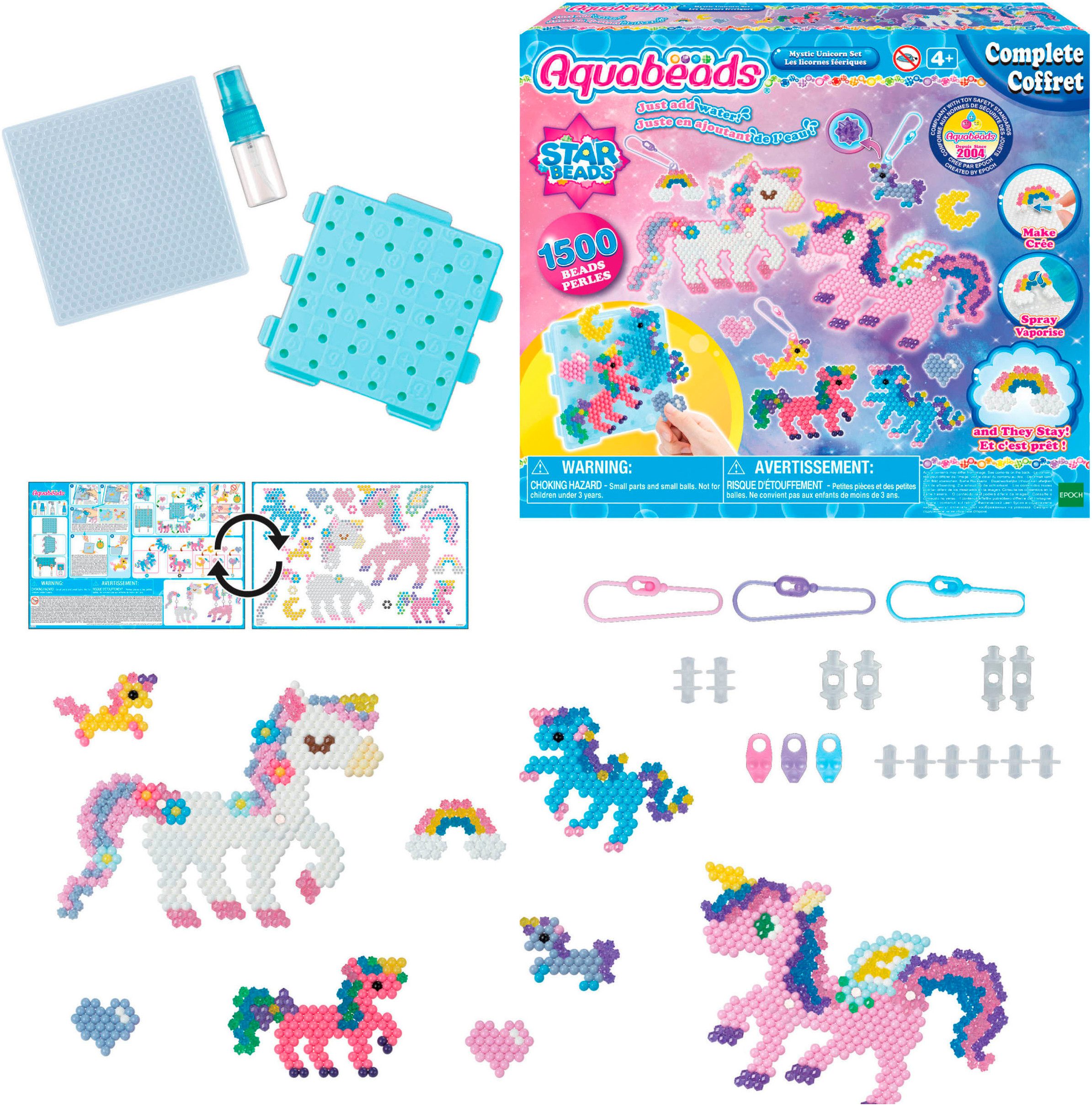 Aquabeads Kreativset Mystisches Einhorn Bastelset