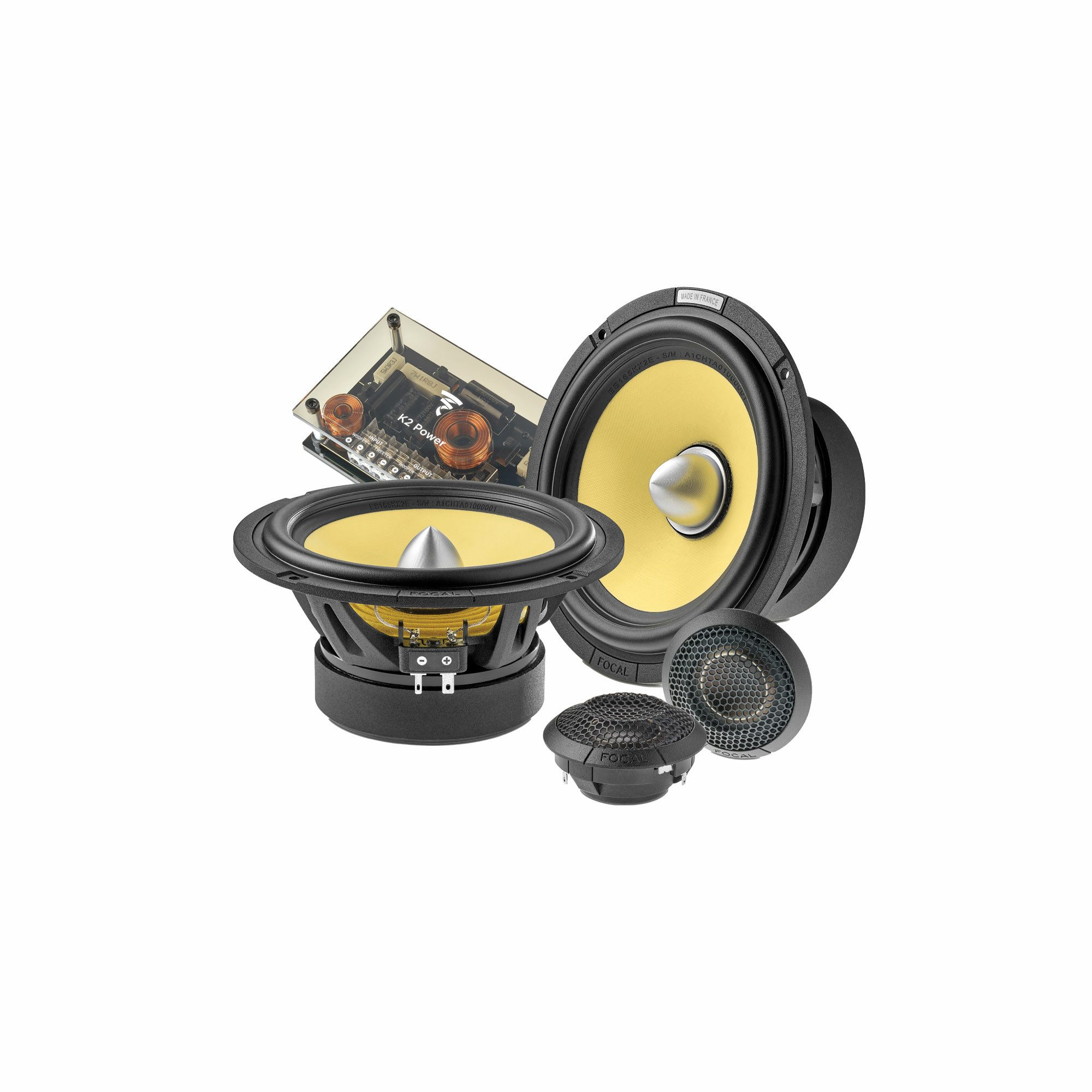 FOCAL FOCAL ES 165 KX2E 2-Wege Kompo Lautsprecher 16,5 cm K2 POWER EVO Auto-Lautsprecher