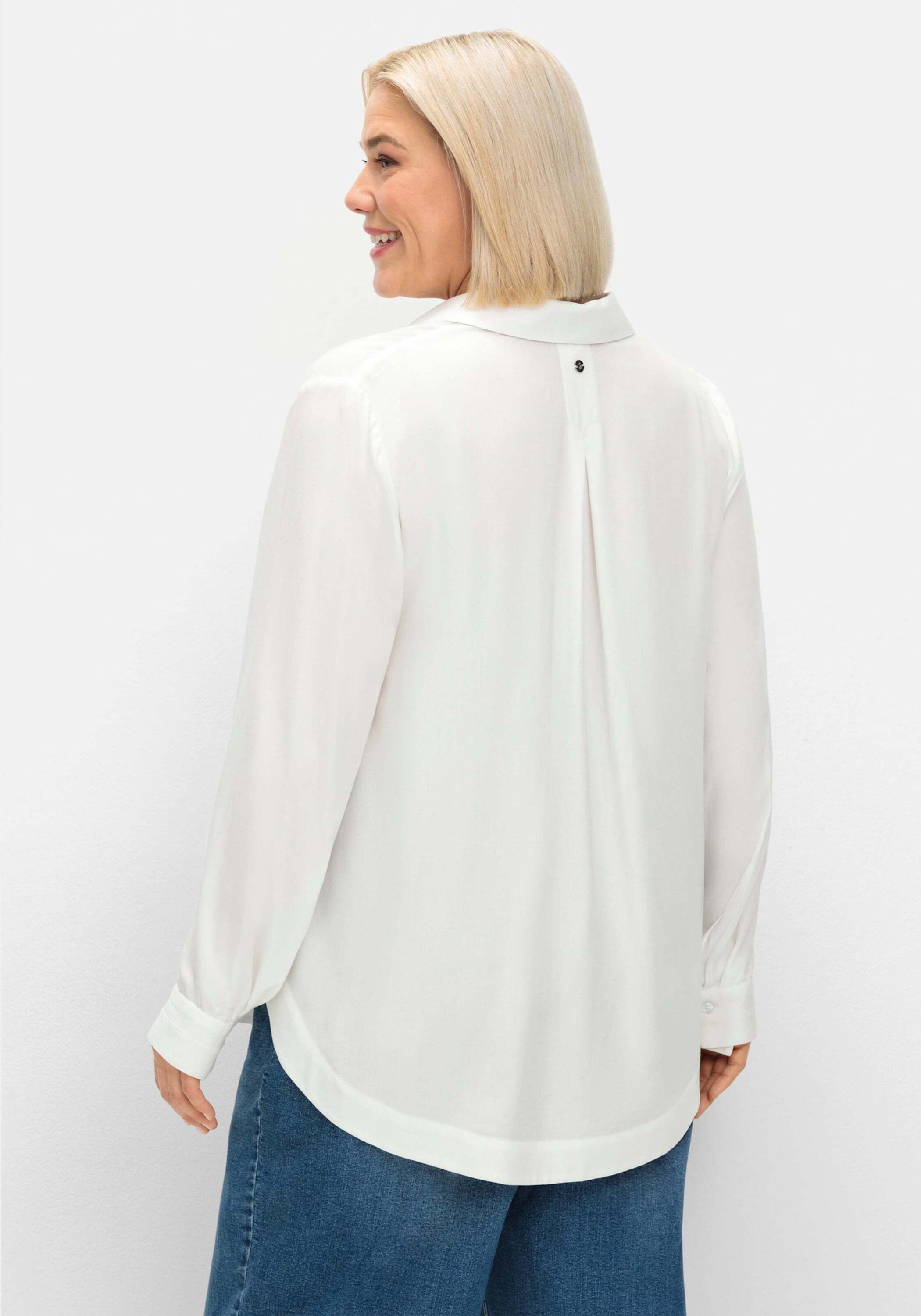 Sheego Klassische Bluse Tunika Langarm günstig online kaufen