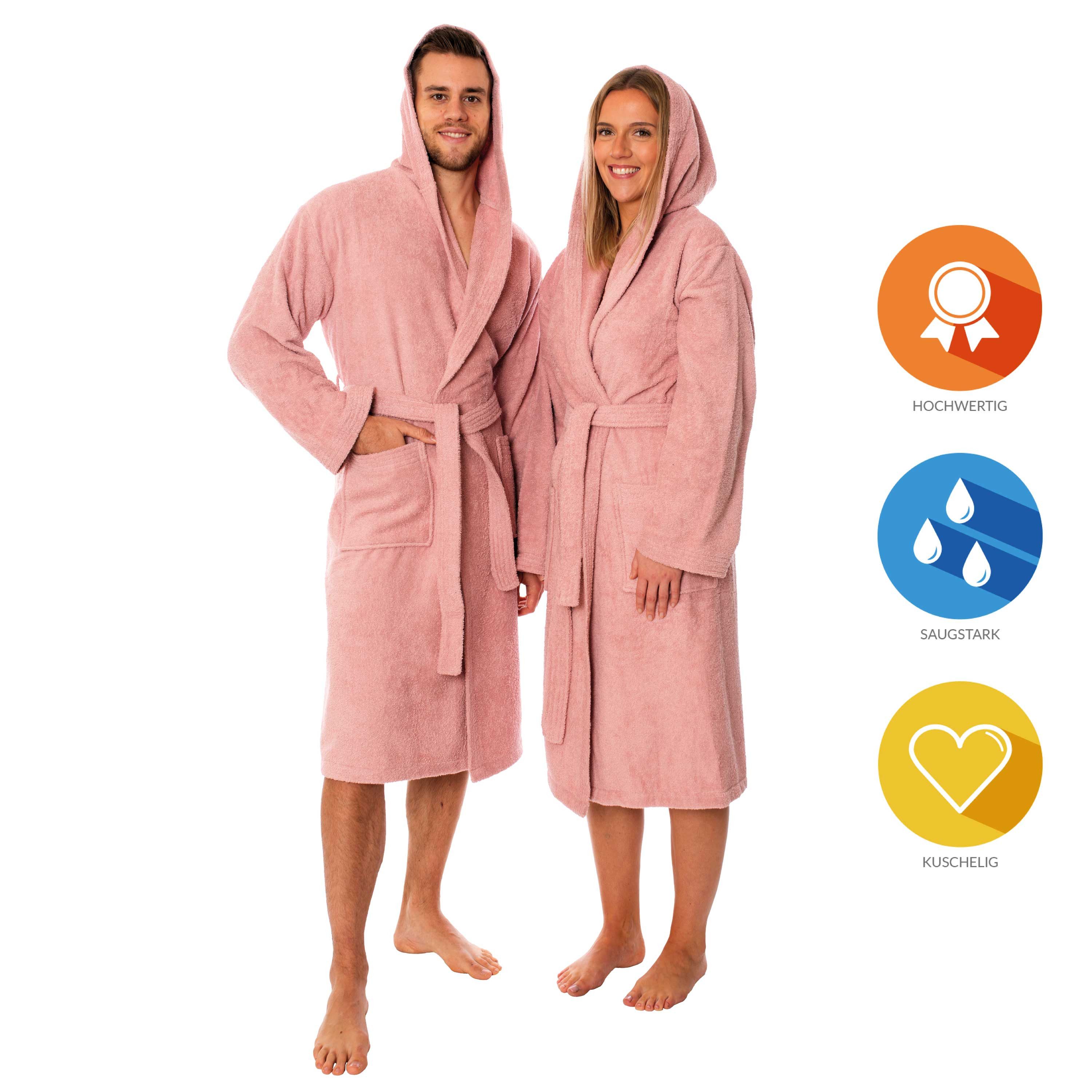 Lavea Bademantel Mexico, Lang, Premium Morgenmantel günstig online kaufen