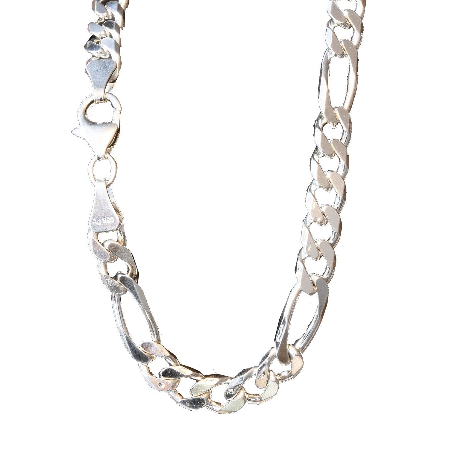 HOPLO Silberkette Silberkette Figarokette Länge 55cm - Breite 6,0mm - 925 S günstig online kaufen
