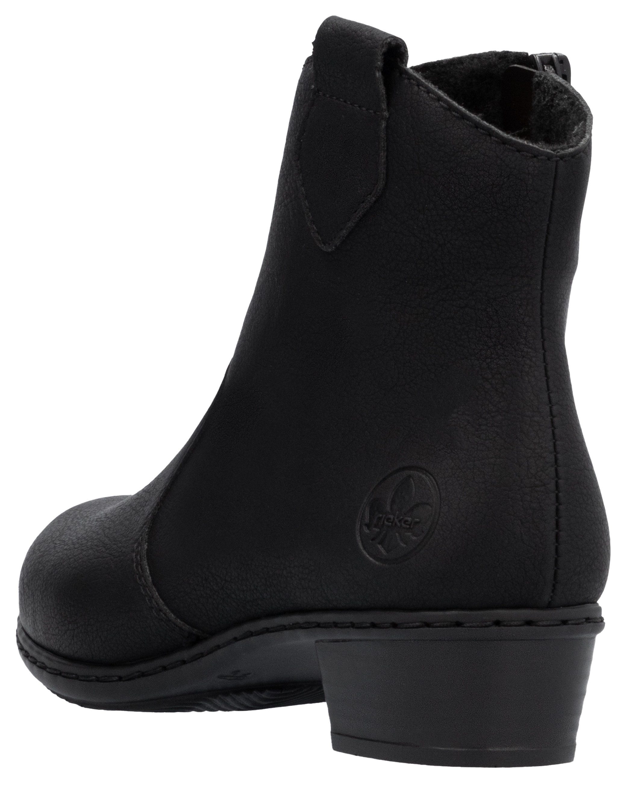 Rieker Westernstiefelette, Stiefelette, Cowboyboots, Blockabsatz, mit Innenreißverschluss