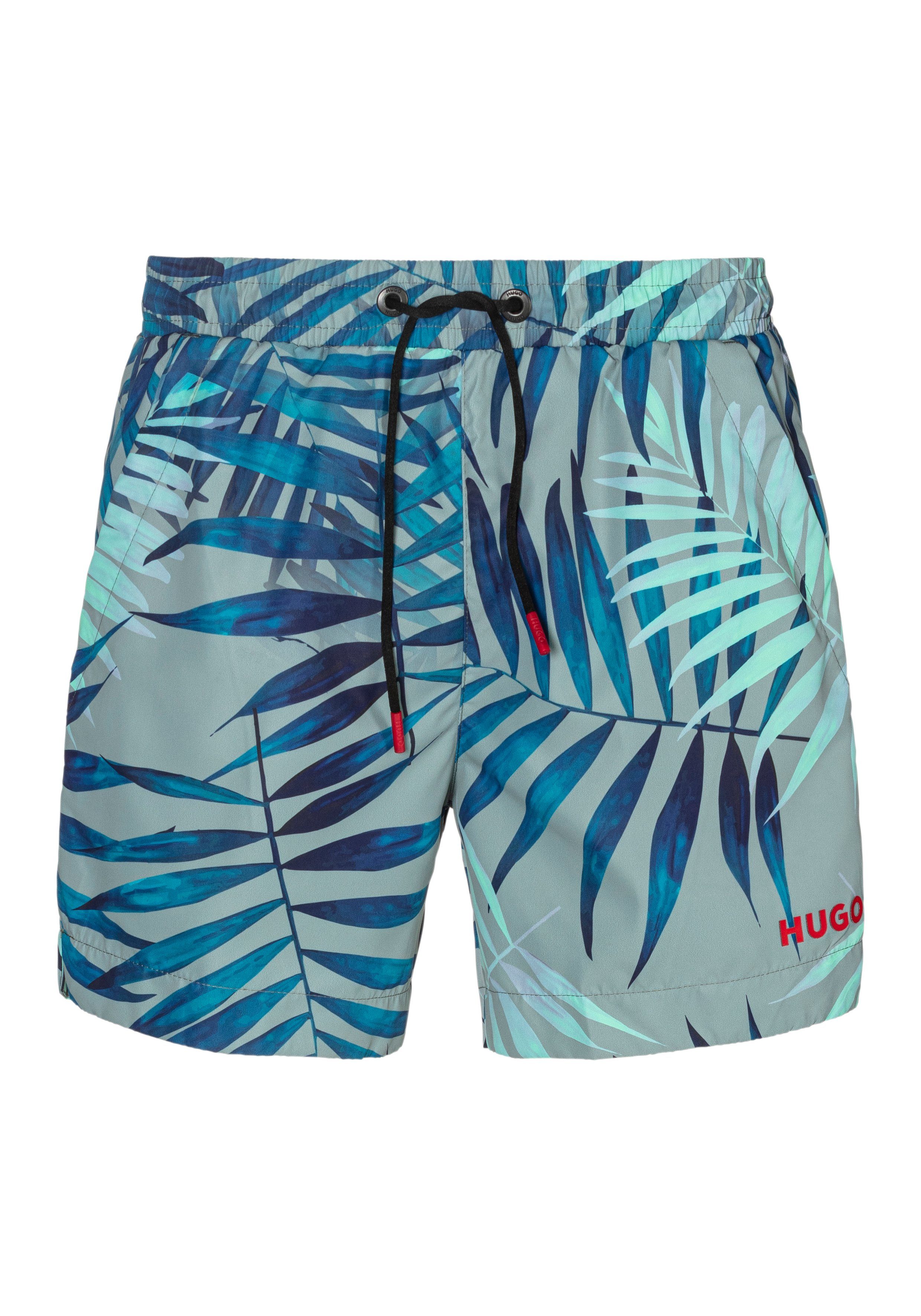 tropischen CALALA Badeshorts mit HUGO Muster