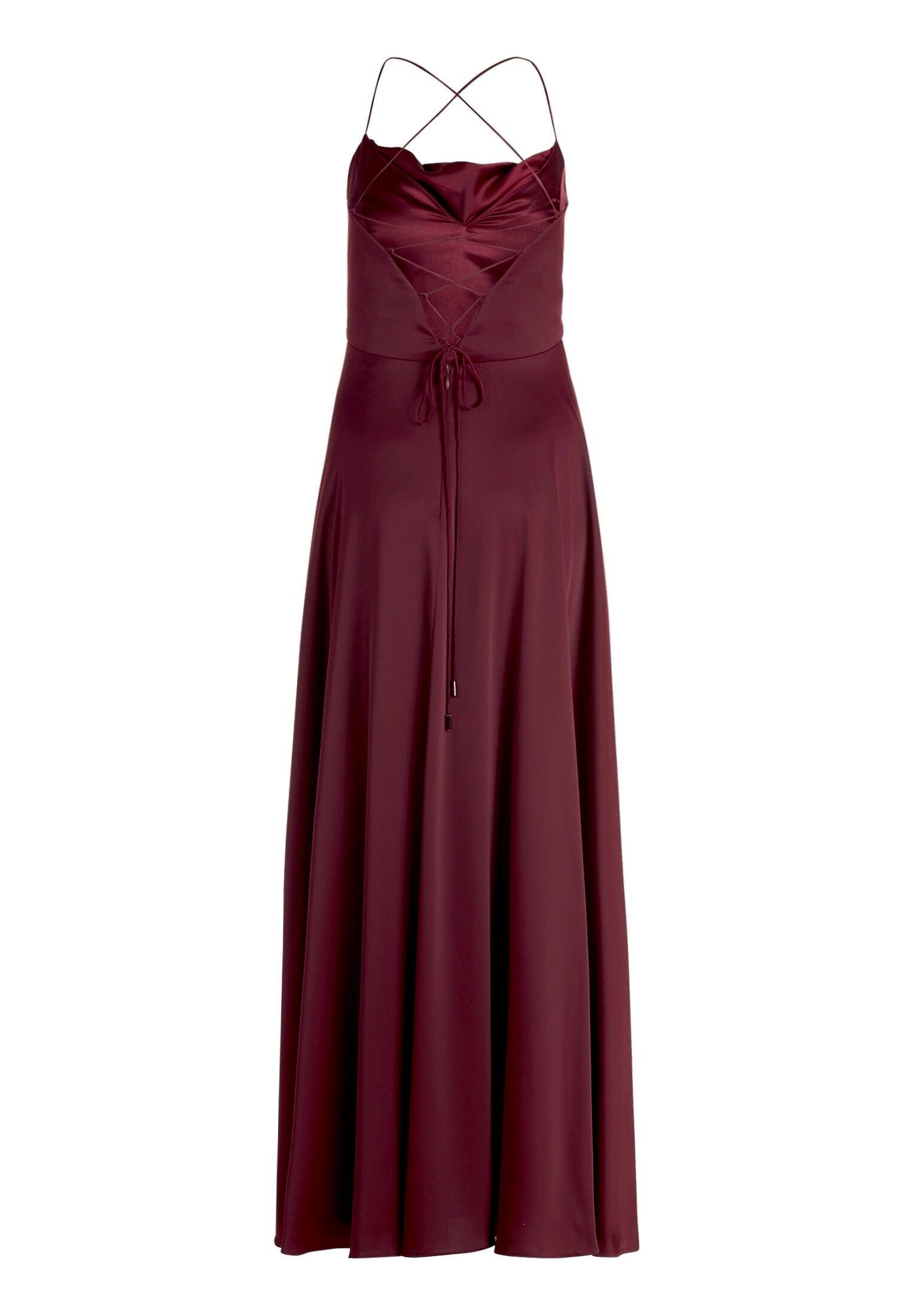 Vera Mont Abendkleid Damen mit Wasserfallausschnitt Material