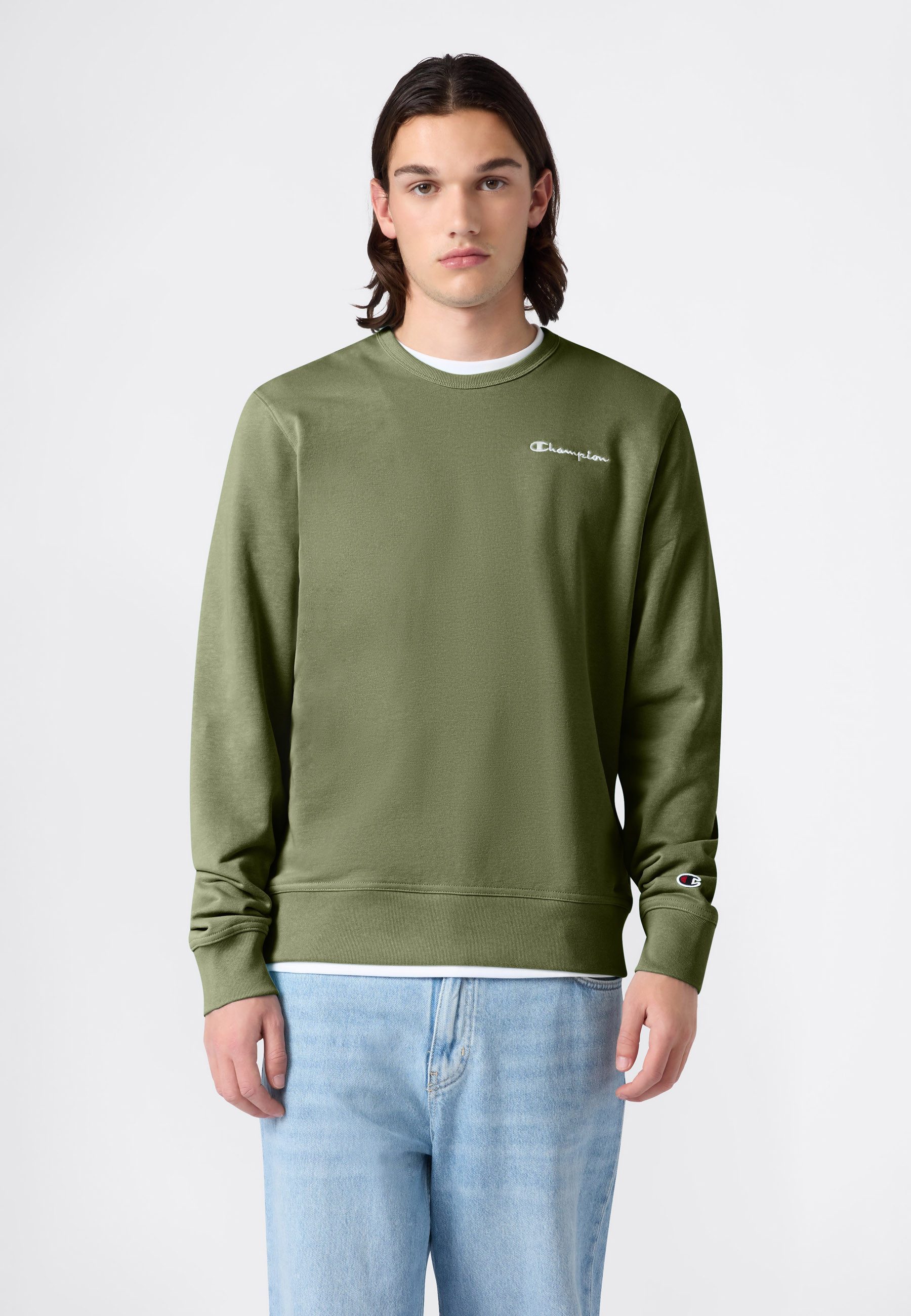 Champion Sweatshirt ICONS CONTRAST Terry Crewneck Sweatshirt sportlicher St günstig online kaufen