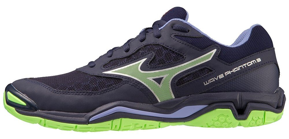 Mizuno WAVE PHANTOM 3(U) DarkShad/Black/SafYellow Handballschuh
