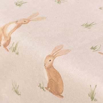 SCHÖNER LEBEN. Tischdecke Tischdecke Aquarell Woodland Rabbit div. Größen von SCHÖNER LEBEN., handmade
