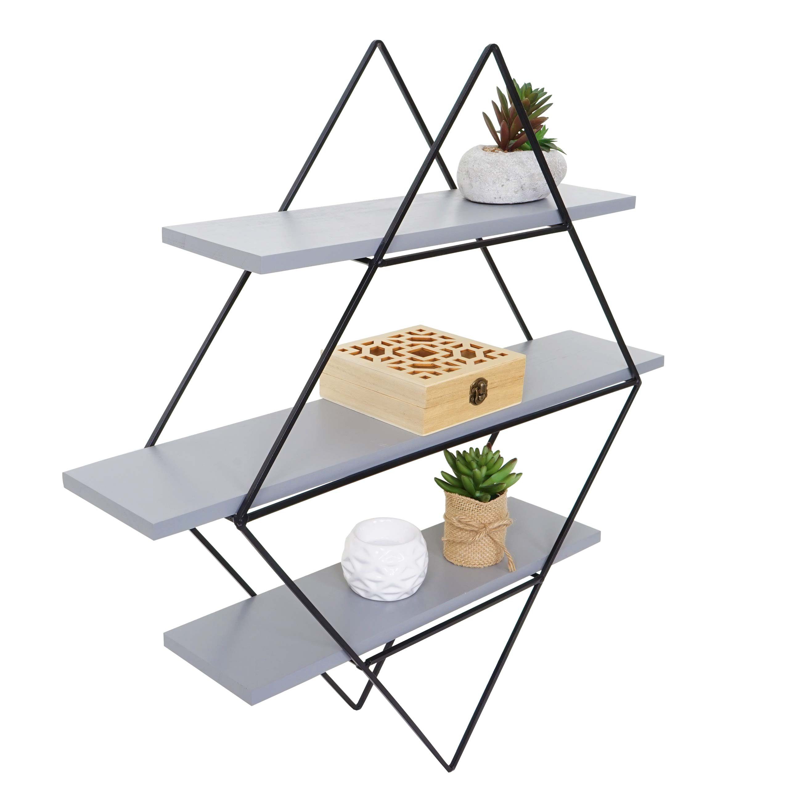 MCW Wandregal MCW-A80-W, Industriedesign, Komplett fertig montiert