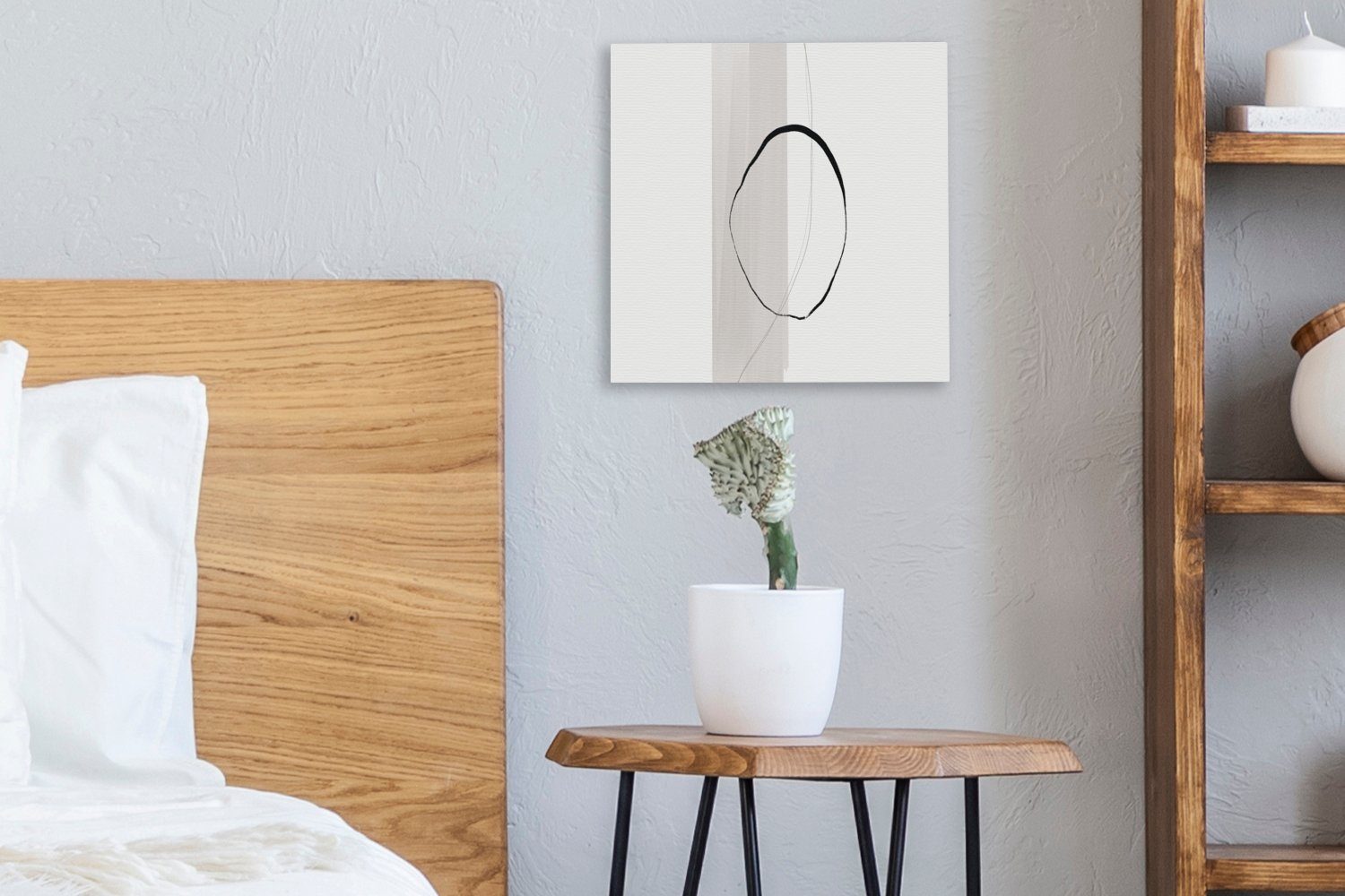 Pastell Wohnzimmer Schlafzimmer - Abstrakt St), (1 OneMillionCanvasses® - Leinwand für Bilder Design, Leinwandbild