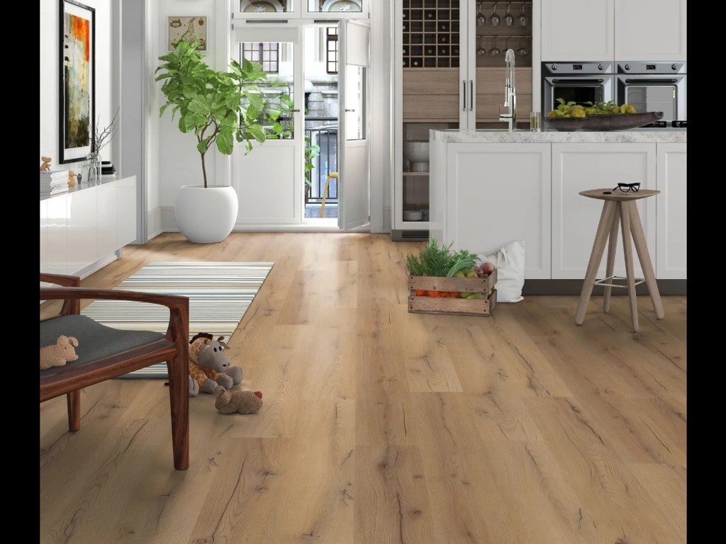 KRONOTEX Laminat KRONOTEX Laminat Advanced Base Eiche Landhausdiele 8 mm