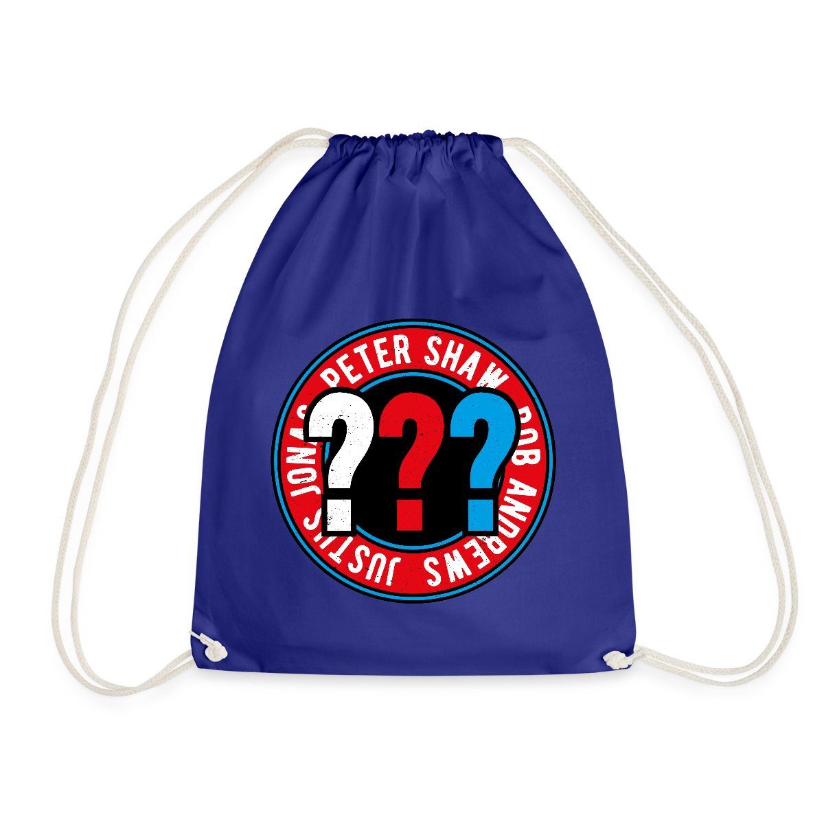 Spreadshirt Turnbeutel Die Drei Fragezeichen Kids Logo Outline Turnbeutel (1-tlg)