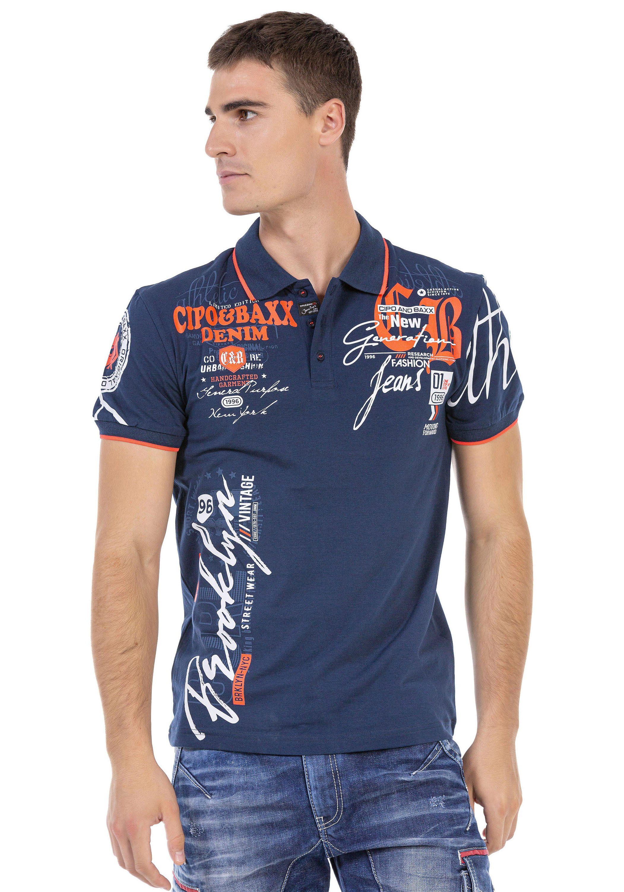 Cipo & Baxx Poloshirt mit markantem günstig online kaufen