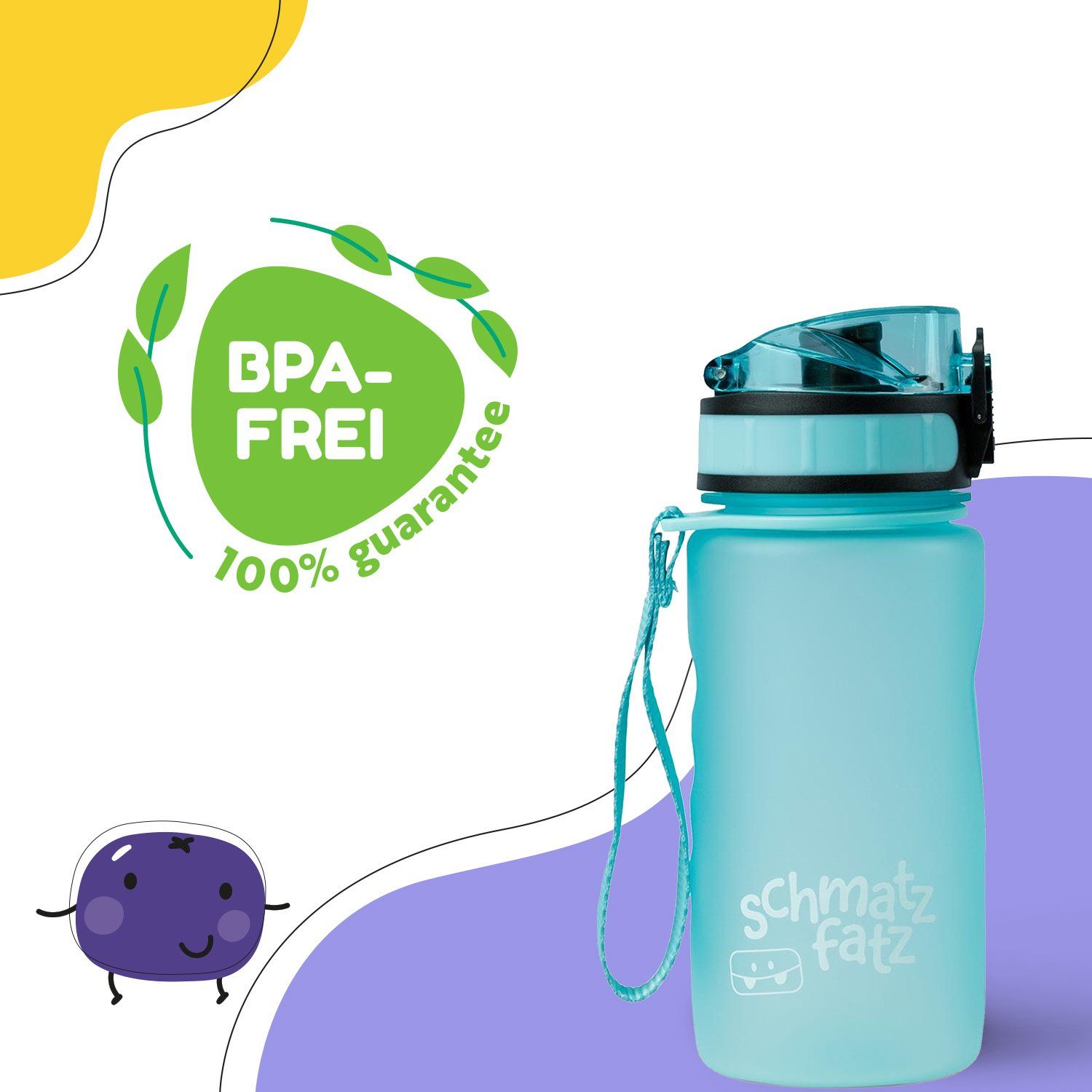 Klarstein Trinkflasche schmatzfatz Trinkflasche