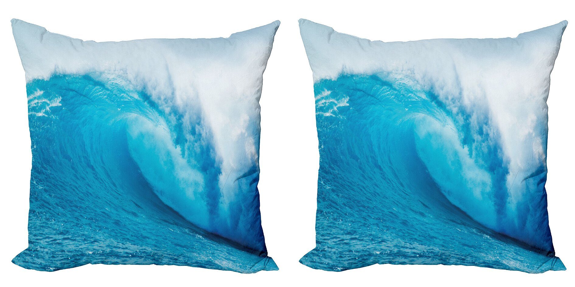 Kissenbezüge Modern Accent Doppelseitiger Digitaldruck, Abakuhaus (2 Stück), Ozean Extreme Wassersport