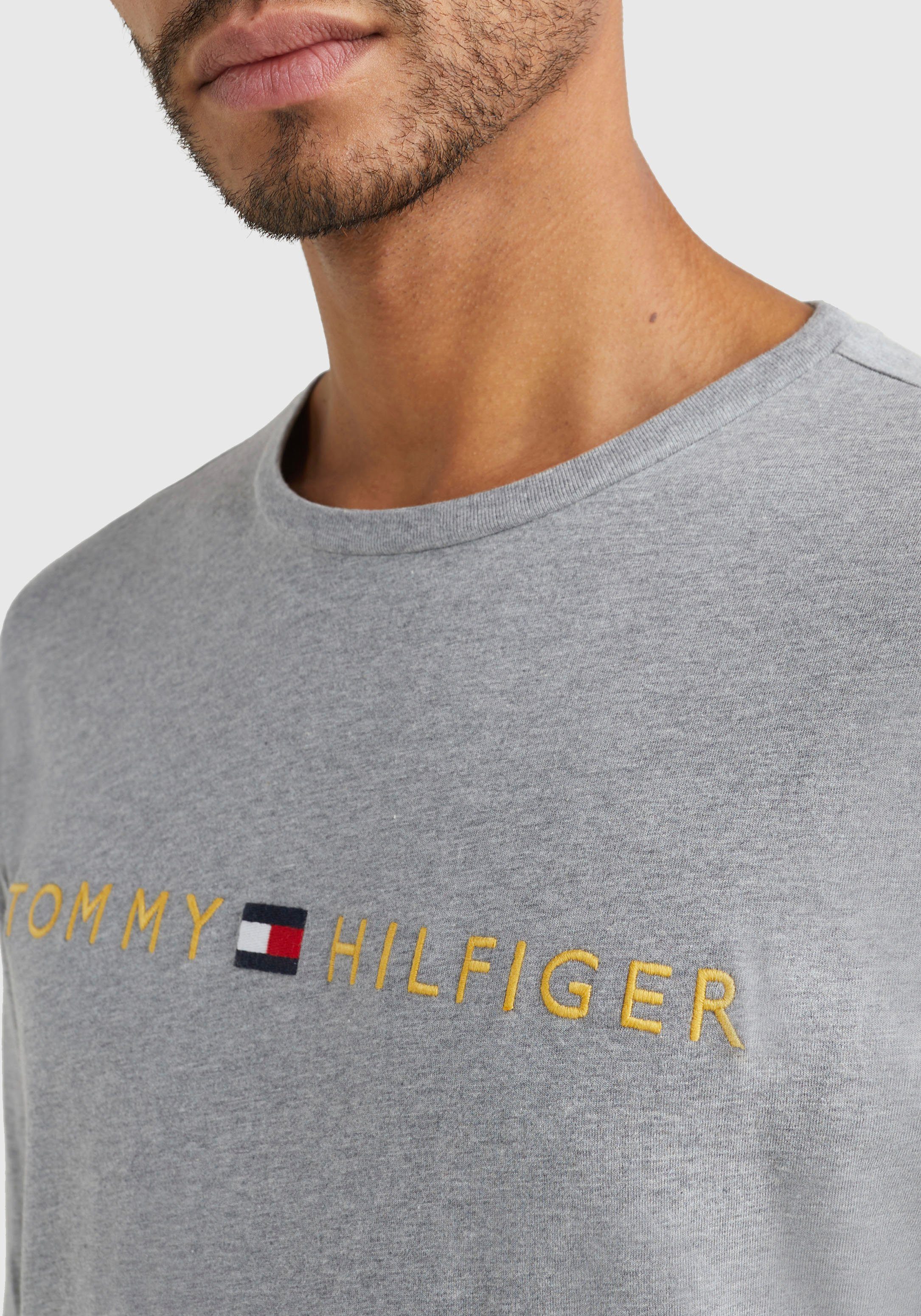 Tommy Hilfiger Underwear Langarmshirt in Heath Grey Melangeoptik Medium
